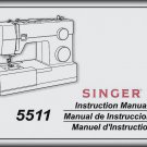 Singer 5511  Instruction Manual _Digital Download _PDF format