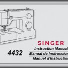 Singer 4432  Instruction Manual _Digital Download _PDF format