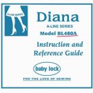 Baby Lock Diana  Model: BL480A _Instruction Manual _Digital Download _PDF format