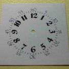 7-1/4" Metal Shaker Roman Ivory Clock Dial