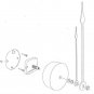 Continuous Motion Clock Movement (Silent) w/Choice of Hands and Wall Mounting Hub w/Built In Hanger