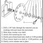 Continuous Motion Clock Movement (Silent) w/Choice of Hands and Wall Mounting Hub w/Built In Hanger
