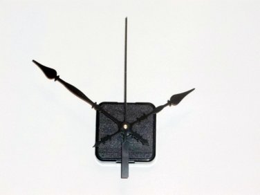 5 Continuous Motion Quartz Clock Movements w/Your Choice Of Clock Movement And Hands