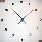 High Torque Clock Movement w/17-3/4" Large Spaded Hands No3, Wall Mount w/Deluxe Arabic Hour Numbers
