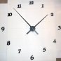High Torque Clock Movement w/17-3/4" Large Spaded Hands No3, Wall Mount w/Deluxe Arabic Hour Numbers