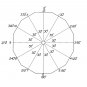 High Torque Clock Movement w/17-3/4" Large Spaded Hands No3, Wall Mount w/Deluxe Arabic Hour Numbers