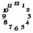 Choose From One to 10 sets of 12 Deluxe Acrylic Clock Markers With Double Sided Tape On Back Choose From One to 10 sets of 12 Deluxe Acrylic Clock Markers With Double Sided Tape On Back