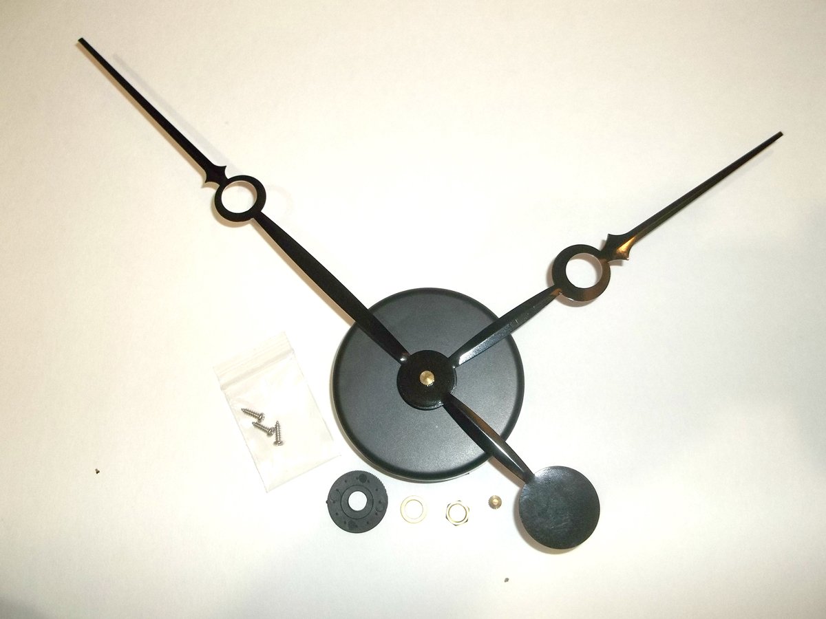 High Torque Clock Movement (Silent ) Extended Shaft w/91/4 in. Fancy