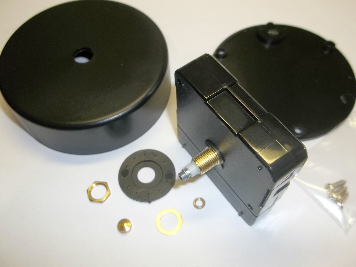 High Torque Clock Movement (Silent ) Extended Shaft w/91/4 in. Fancy