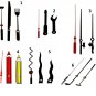 Specialy Novelty Clock Hands /Crayons/DinnerWare/FishingPoles/Tools/Wavy