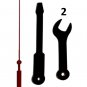Specialty - Novelty Clock Hands Tools/Crayons/Silverware/Fishing Poles/Wavy/Golf Clubs