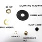 High Torque Clock Movement (Silent ) Extended Shaft w/12 in. Spaded Hands (No9) w/Wall Mount
