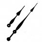 12 in. Long Balanced Spaded Clock Hands No6  (Requires High Torque Movement)