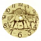 6" Arabic Farm Scene Styrene Dial