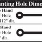 100 - High Torque Clock Movements (Silent) Extended Shafts, Choice Of 3 Shaft Lengths
