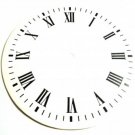5-3/4" Roman White Self Adhesive Paper Dials, Glossy 5-3/4" Roman White Self Adhesive Paper Dials, Glossy