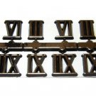 5/8" (3-6-9-12) in 3 sets Gold Roman Numerals Clock Markers - Self Adhesive - Hot Stamped 5/8" (3-6-9-12) in 3 sets Gold Roman Numerals Clock Markers - Self Adhesive - Hot Stamped