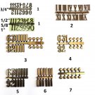 Plastic Clock Markers - Self Adhesive - Gold Plastic Clock Markers - Self Adhesive - Gold