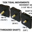 Quartz Tide Tidal Clock Movement With All Mounting Hardware, DIY Quartz Clocks