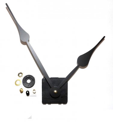 High Torque Quartz Clock Movements (Ultra Quiet) w/8" Spaded Hands #34