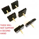 Six High Torque Silent Sweep Clock Movements With The Extended Shaft, 15/16" Threaded