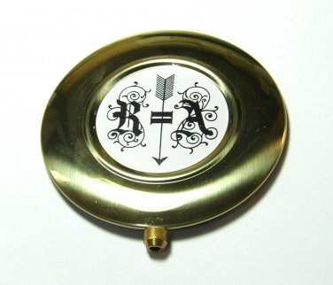 New Antique R/A Clock Brass Pendulum Bob 3-1/2" Diameter