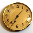 6" Bezel  Insert Fit-up w/Roman Spun Brass Dial - Brass Bezel and Glass Lens