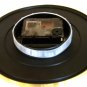 6" Bezel Insert Fit-up w/Roman Spun Brass Dial - Brass Bezel and Glass Lens