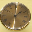 3-7/8" Beveled Bezel Fitup - Gold Roman Dial - Slim Profile 3-7/8" Beveled Bezel Fitup - Gold Roman Dial - Slim Profile