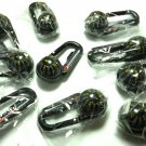 Choose From 1 To 25 sets Of 10 - Carabiner Compass Thermometer Hiking Camping 10 pcs Choose From 1 To 25 sets Of 10 - Carabiner Compass Thermometer Hiking Camping 10 pcs