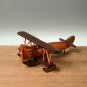 Adorable Vintage Wooden Model Airplane Decor| Decorative Airplane Collectible,Room Decoration