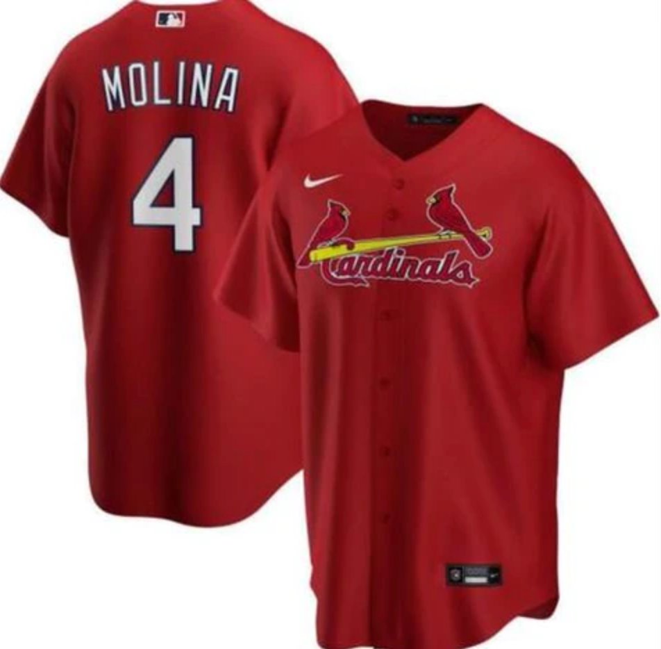 MLB St. Louis Cardinals (Yadier Molina) Men's Replica Baseball Jersey