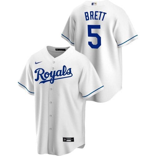 HOT George Brett Kansas City Royals Road Cooperstown Collection