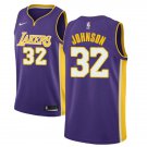 Men's Los Angeles Lakers Magic Johnson Statement Edition Jersey - Purple
