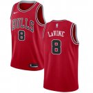 Men's Chicago Bulls Zach LaVine Swingman Jersey Icon Edition Red