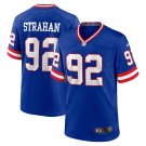 Men's New York Giants Michael Strahan Classic Retired Player Game Jersey Royal