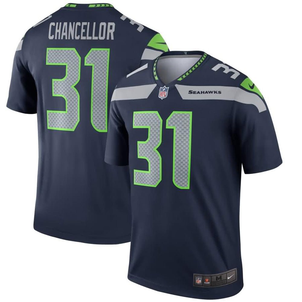 Men's Seattle Seahawks Kam Chancellor Legend Jersey - Navy