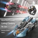 2.4G Anti Gravity Wall Climbing Electric 360 Rotating Stunt RC Car with Remote Control