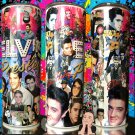 Elvis Presley King of Rock n Roll Glitter Effect Coating Custom Handmade Tumbler