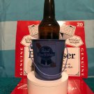 PBR Pabst Blue Ribbon Custom Handmade Mini Metal Beer Bucket Sublimation NEW