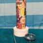 Coffee & Donuts Custom Handmade Tumbler Double Wall Insulated Steel NEW