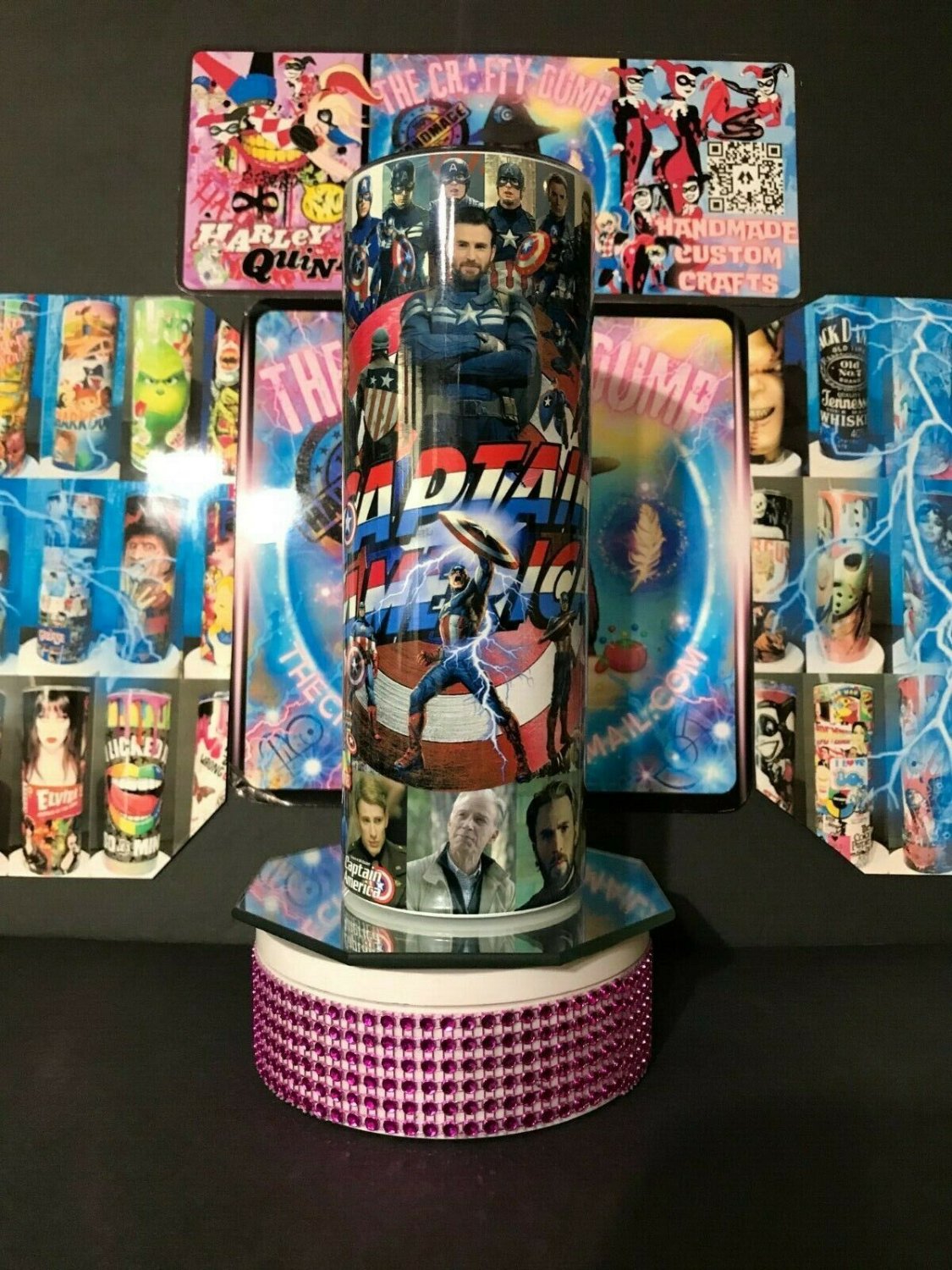 Captain America Chris Evans Winter Soldier Avengers Iron Man Thor Tumbler