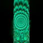 Kaleidoscope Psychedelic Mushroom Glow n Dark Exclusive Handmade Tumbler