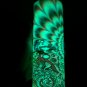 Kaleidoscope Psychedelic Mushroom Glow n Dark Exclusive Handmade Tumbler