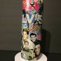Elvis Presley King of Rock n Roll UV Color Change Glow in Dark Glitter Tumbler