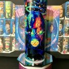 Beautiful Sexy Woman Moon Stars Glow n Dark Exclusive Handmade Tumbler