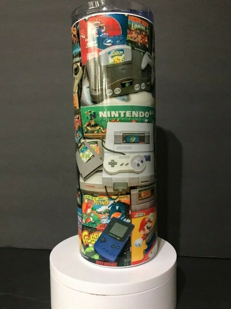 Gamers Haven Trove Vintage Old School Arcade&Acirc;&nbsp;Exclusive Design Custom Tumbler