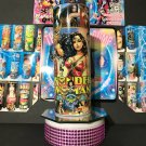 Wonder Woman Justice League Comic Book Exclusive Steel Tumbler with Lid & Straw