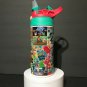 Puppy Dog Cartoon Sippy Cup Bottle Thermos UV Color Change Glow in Dark tumbler