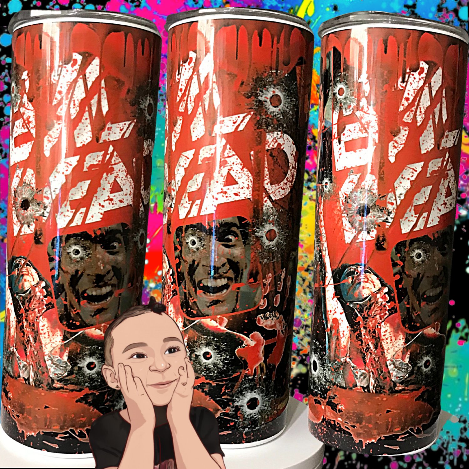 Evil Dead Horror Halloween Bloody Monsters Movie Exclusive Tumbler